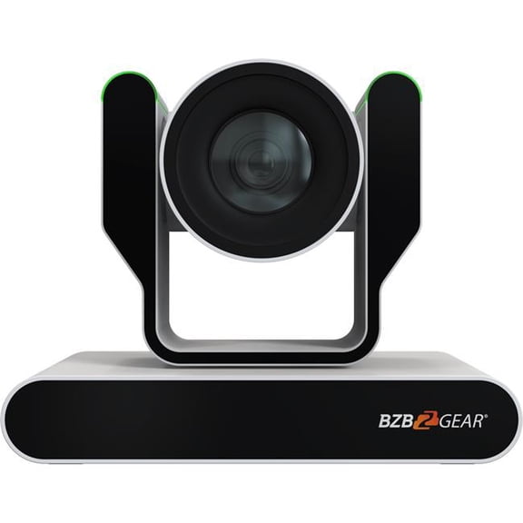 Bzbgear BG-ADAMO-4K25X-W 4K UHD Auto Tracking 12G-SDI-USB 2.0-3.0 Live Streaming PTZ Camera with Tally Lights, White