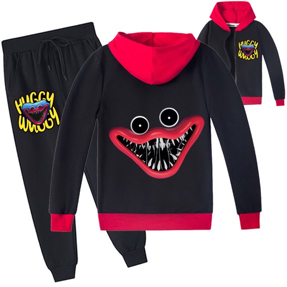 Bzdaisy Among Us Zipper Jacket and Trousers Set for Kids - Fun Gaming Theme Clothes for Boys and Girls, Soft and Comfortable, Perfect for Outdoor Activities and Cosplay, Available in Multiple