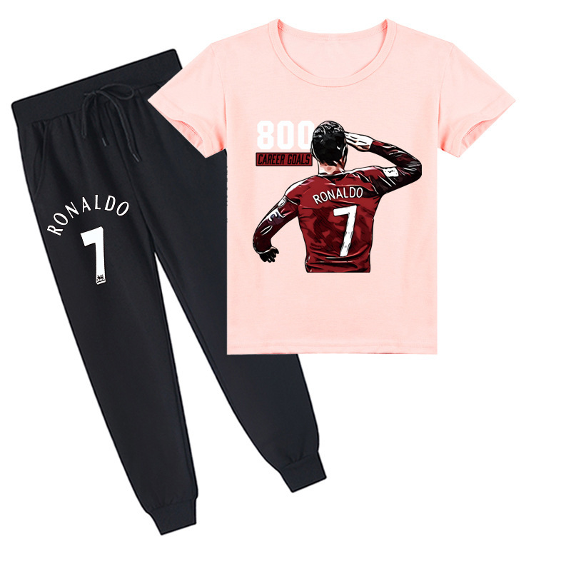 Bzdaisy Cristiano Ronaldo Kids' T-shirt and Pants Set - Perfect for ...