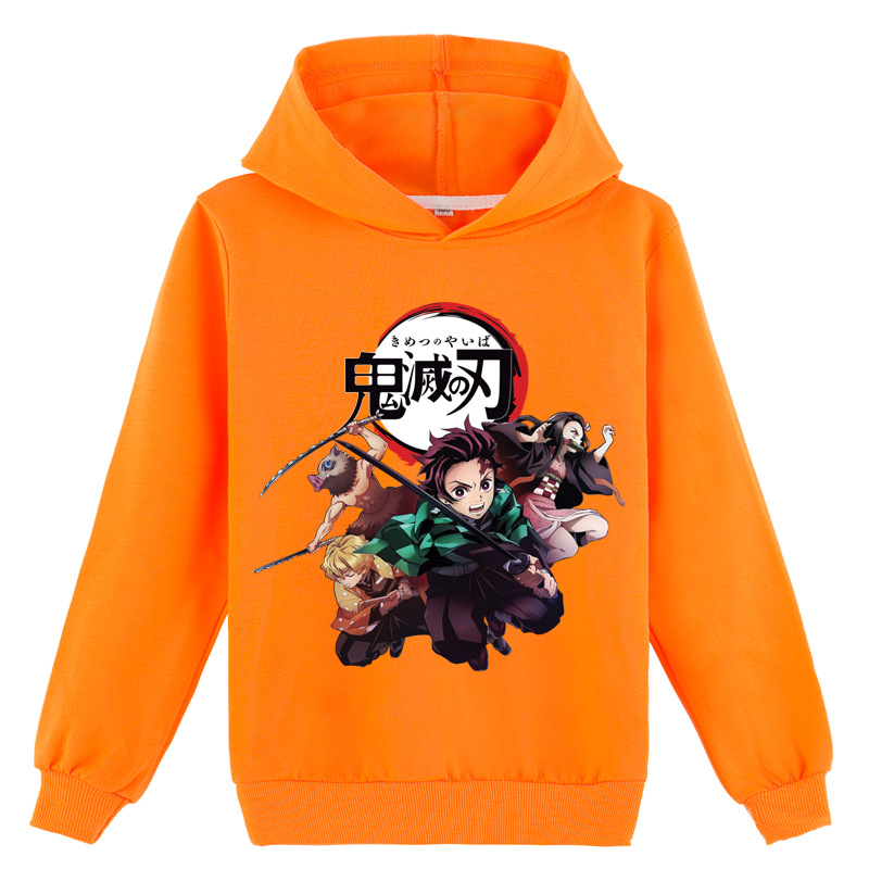 Bzdaisy Demon Slayer Hoodie Animethemed Long Sleeve Pullover for