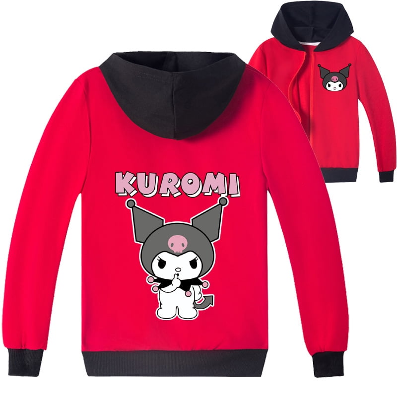 Bzdaisy Kuromi Zipper Jacket - Stylish Anime Fashion for Kids - Perfect ...