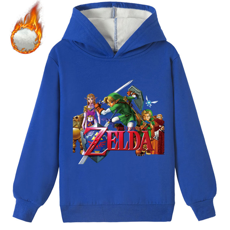 Bzdaisy Legend of Zelda Fleece Hoodie Video Game Theme Apparel for