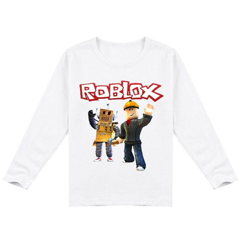 Bzdaisy ROBLOX T-Shirt - Perfect for Gaming Fans - Cool Design and  Comfortable Fit - Boys and Girls Ages 4-11 