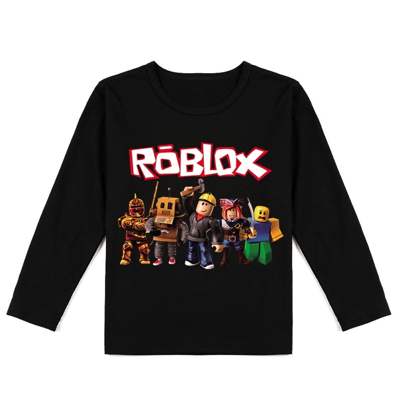 Bzdaisy ROBLOX T-shirt for Kids - Fun Gaming Design - Suitable for Boys and  Girls Who Love ROBLOX - Soft and Comfortable Fabric - Long Sleeve Tee for  Casual Wear and Outdoor