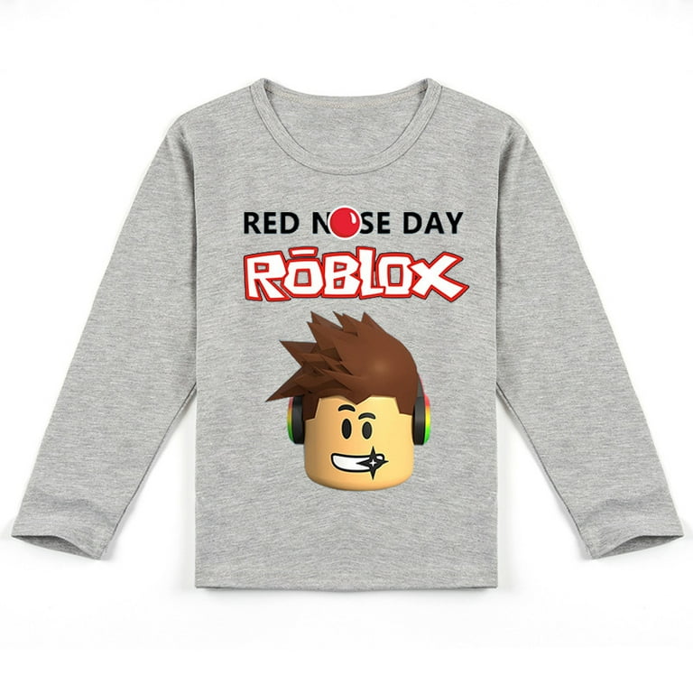 Bzdaisy ROBLOX T-shirt for Kids - Fun Gaming Design - Suitable for Boys and  Girls Who Love ROBLOX - Soft and Comfortable Fabric - Long Sleeve Tee for  Casual Wear and Outdoor