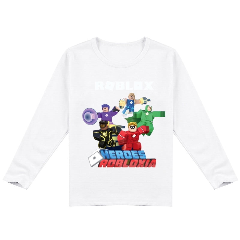 Bzdaisy ROBLOX T-shirt for Kids - Fun Gaming Design - Suitable for Boys and  Girls Who Love ROBLOX - Soft and Comfortable Fabric - Long Sleeve Tee for  Casual Wear and Outdoor