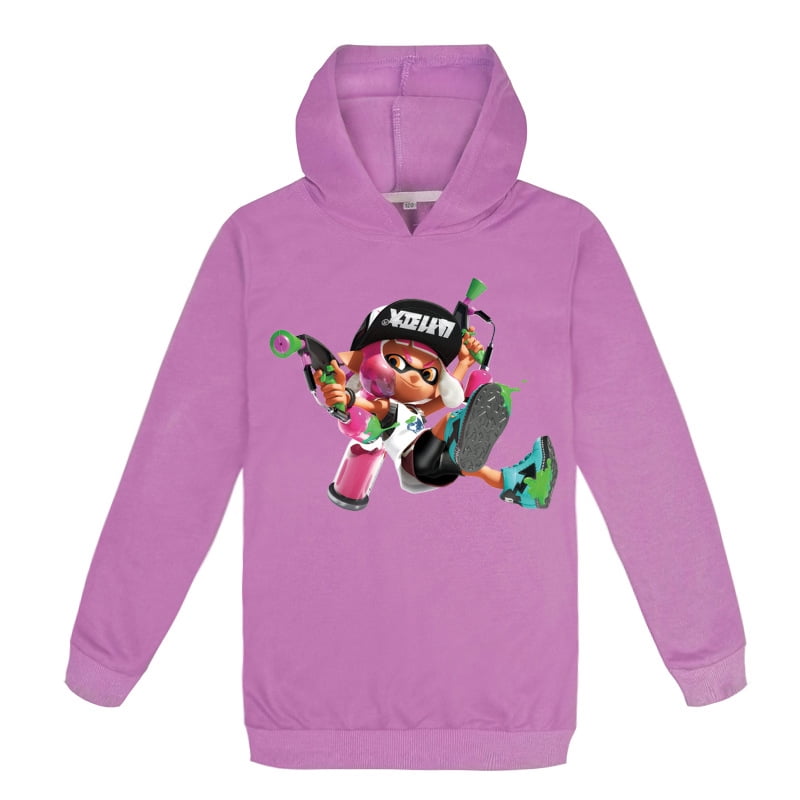 Bzdaisy Splatoon Hoodie Perfect for Gamer Kids!