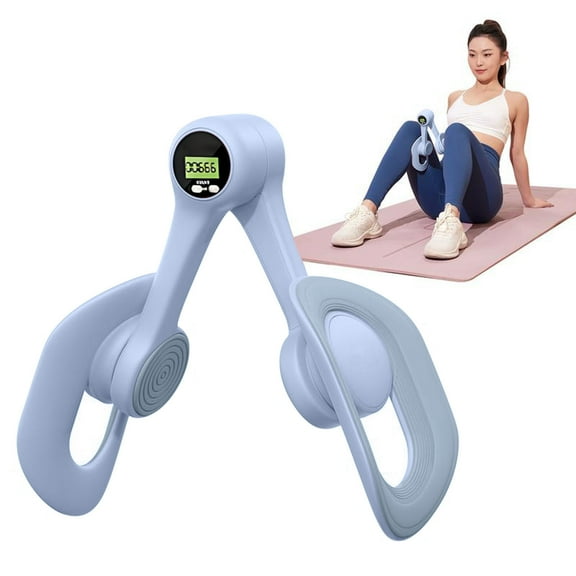 Bzdzmqm 2025 Upgraded Digital Display Pelvic Floor Exerciser, Thigh Trainer Inner Thigh Exercise Device, Core Strength Enhancer Leg Toner for Women, Home Gym Fitness Equipment, Portable Workout Gear