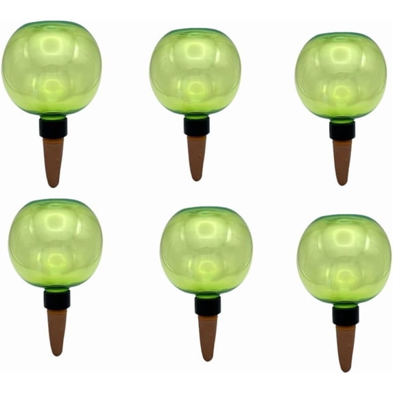 Bzdzmqm 2Pcs Automatic Plant Watering Device for Indoor Outdoor Garden, Self Watering Globes Large Capacity 500ml, Lazy Flower Watering System for Potted Plants Succulents Vacation, Dripper