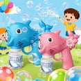 thumbnail image 1 of Bzdzmqm under $5 2Pcs Automatic Bubble BlowerKids, Automatic Bubble Blower forKids, Rechargeable LED Light Bubble Machine, Outdoor Indoor Bubble MakerToy, Birthday Party Favors, 1 of 9