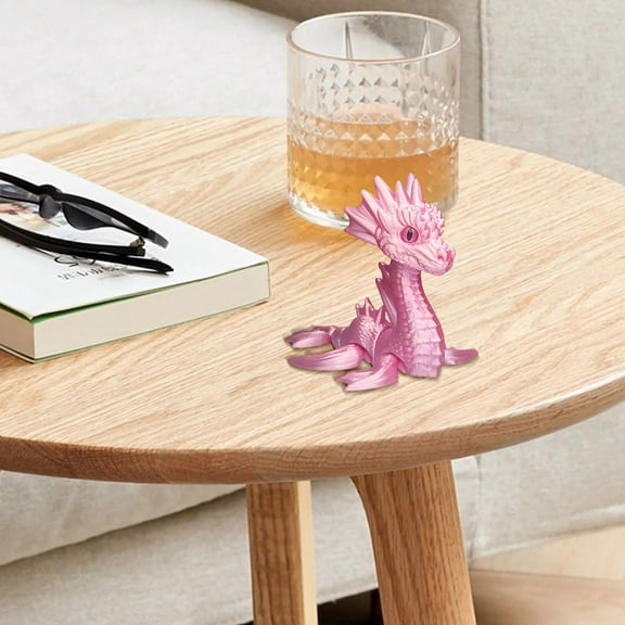 Bzdzmqm under $5 3D Printed Sea Dragon, 3D Printed Mini Sea Dragon Ornament, Resin Fantasy Creature Desktop Decoration, Mythical Animal Figurine for Shelf Display