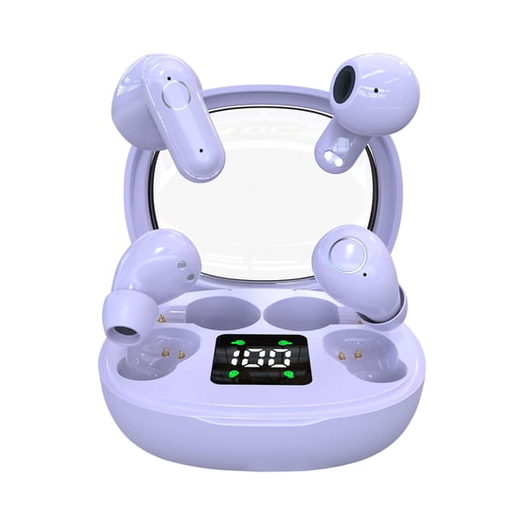 Bzdzmqm under $5 Bluetooth Earbuds, Real-Time Translation Earbuds, 144 Languages Wireless Bluetooth Translator, Business Communication Translation Device, HD Voice Quality Ear Buds