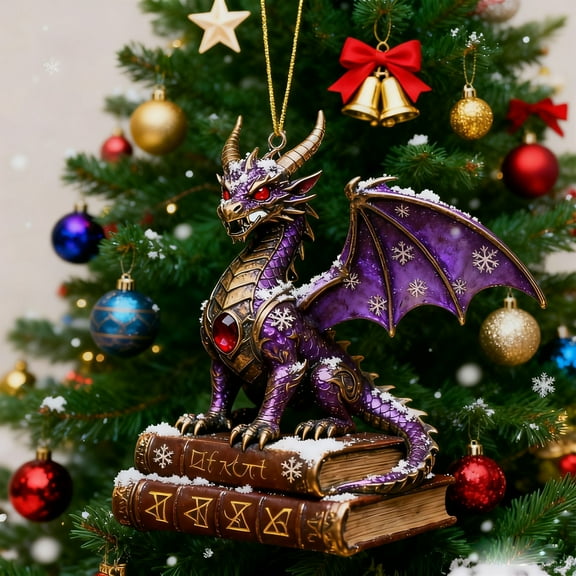 Bzdzmqm under $5 Dragon Christmas Ornament, Dragon Shape Christmas Decoration, Christmas Dragon Pendant Ornament, Unique Holiday Decor, Festive Tree Hanging, Chinese New Year Decor