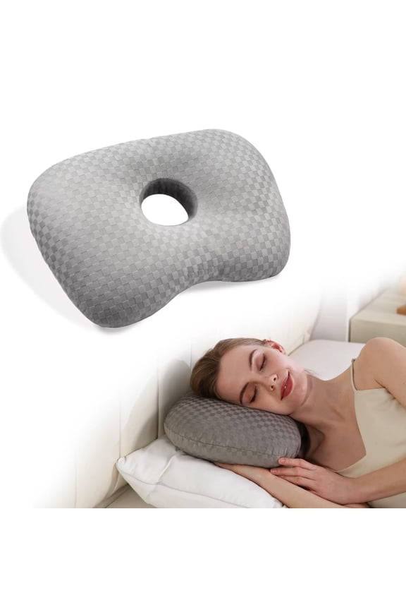 under $5 Ear Pillow, Ear Piercing Pillow, Donut Shape Ear Pillow, Side Sleeper Pillow, Pain Relief Pillow, Travel Neck Pillow, Post Piercing Care, Comfort Sleep Pillow