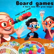 Bzdzmqm under $5 Family Board Game, Growing Nose Board Game,Family Interactive Lie Detector Game,Funny Party Games forKidAdults,Family Night EntertainmentToys,Group Interaction Games