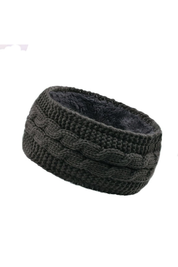 under $5 Fleece Headband Earmuffs, Winter Fleece Knitting Headband, Warm Sports Headband Earmuffs, Acrylic Wool Ear Warmer Headwrap, Cold Weather Outdoor Sports Accessory