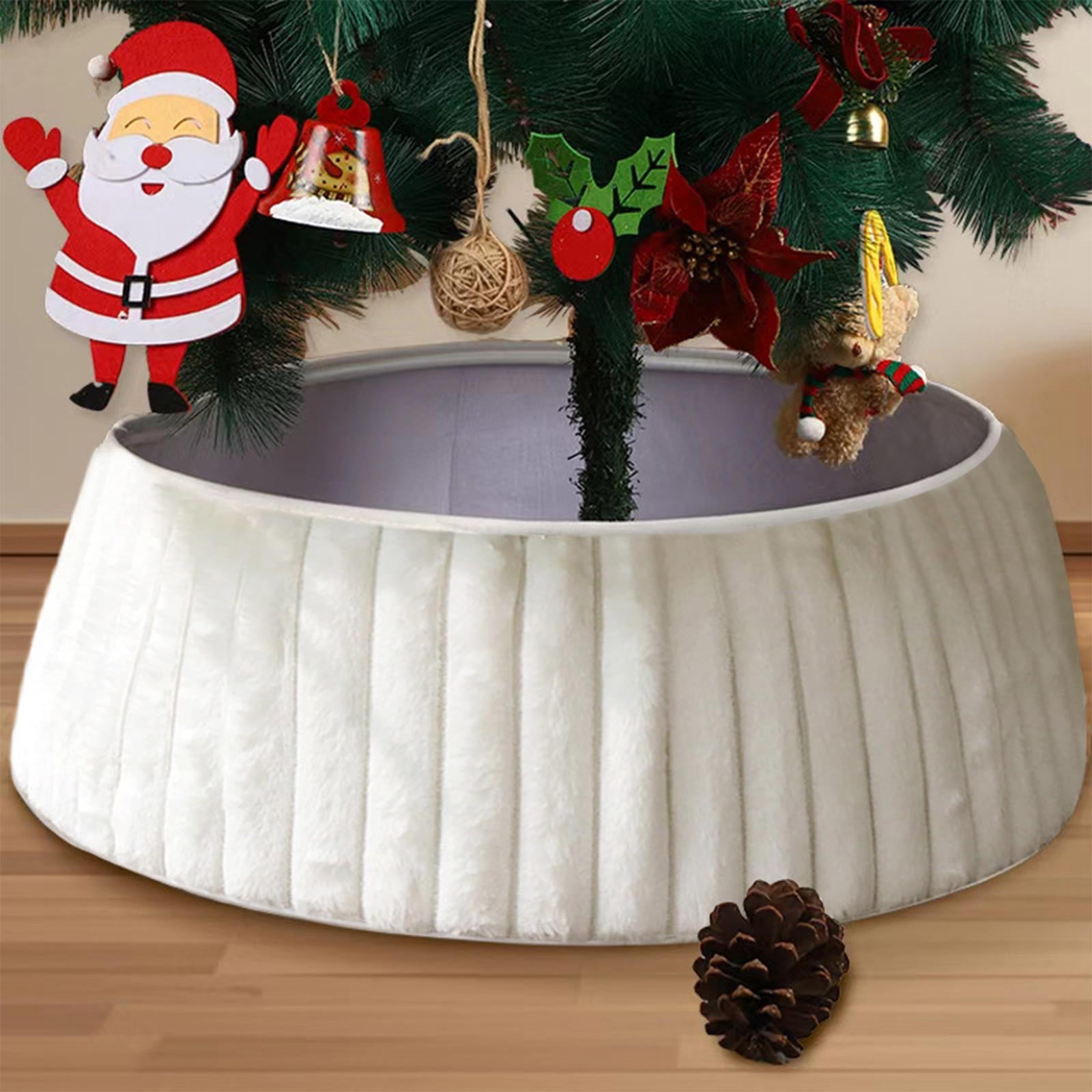 Bzdzmqm under 5 Knitted Tree Skirt, Vertical Stripe Plush Knit — free download