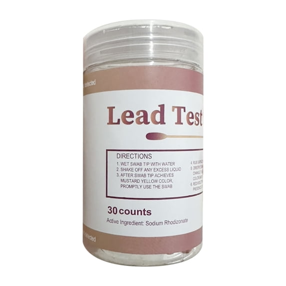 Bzdzmqm under $5 Lead Test Kit, Lead Test Kit for Home Use,Lead Testing Strips for Painted Surfaces,Ceramics Dishes Metal Wood Test,Home Safety Lead Detection Kit,Quick Accurate Lead Testing Solution