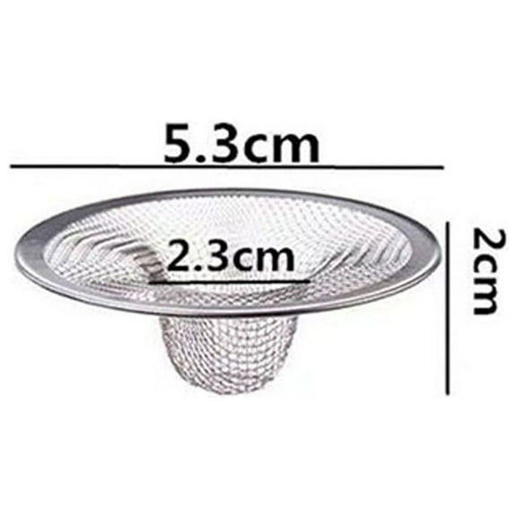 Bzdzmqm under $5 Stainless Steel Sink Strainer, Stainless Steel 316 Sink Strainers, Bathroom Drain Hair Catchers, Shower Drain Cover Stopper, Kitchen Sink Filter for Pipe Protection 5/7/9/11CM