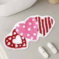 thumbnail image 1 of Bzdzmqm under $5 Valentines Day Doormat, Valentines Day Themed Entryway Doormats, Absorbent Bathroom Shower Mats, Living Room Bathroom Floor Mats, Heart Pattern Doormat, Non Slip Welcome Mat, 1 of 6