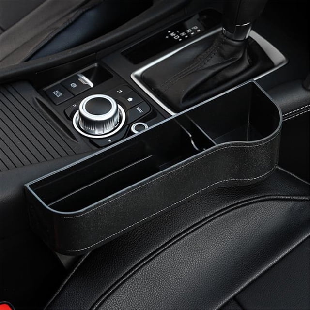 Bzdzmqm Car Seat Gap Organizer Leak-Proof Storage Bag, Multifunctional Vehicle Console Pocket Catcher for Phone Keys Wallet, Automotive Seat Gap Filler Accessory, Car Interior Organizer for Cup Drink