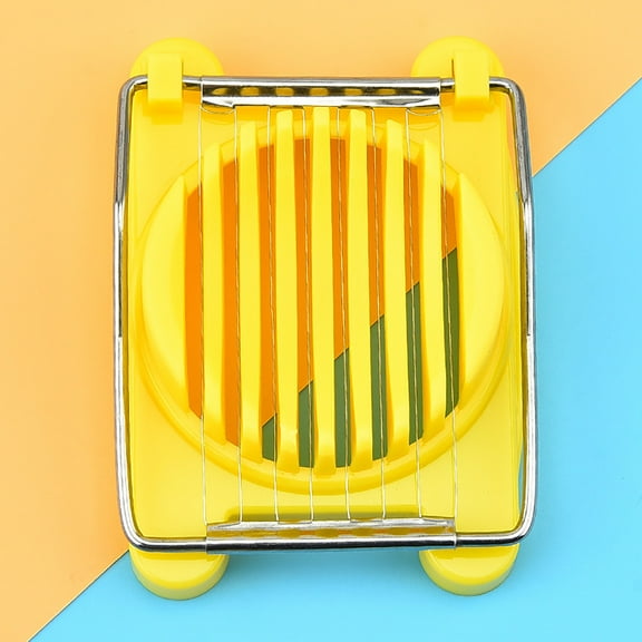 Bzdzmqm Multifunctional Egg Slicer Kitchen Tool, Hard Boiled Egg Cutter for Restaurant Home Use, Stainless Steel Egg Slicer Dicer, Mushroom Avocado Fruit Slicer, Food Prep Gadget for Salad Breakfast