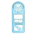 thumbnail image 1 of Bzdzmqm Multifunctional Rotatable Math Ruler Drawing Template, Teen Geometry Tool forKids, Active Learning Ruler with Protractor Compass Shapes, Math Measurement Tool for Classroom Homework, 1 of 1