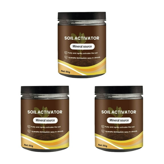 Bzdzmqm Soil Activator for Plant Growth Control and Root Development, Strong Rooting Fertilizer Enhancer, Soil Remediation and Nutrient Efficiency Booster, Compacted Soil Treatment for Garden Lawn