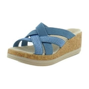 Bzees Reign Womens Sandals Blue Size 8 M