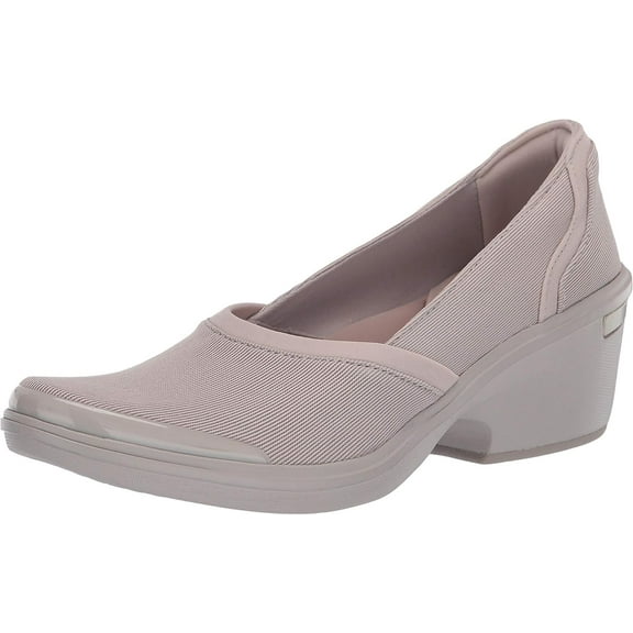 Bzees Women's Treasure Wedge Loafers Sand Mono Mesh 6M