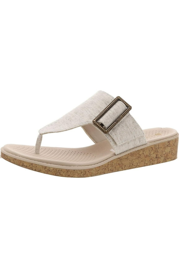 Womens Bay Wedge Sandal Natural Beige 8M