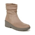 thumbnail image 1 of Bzees Womens Berkley Faux Suede Ruched Ankle Boots, 1 of 3