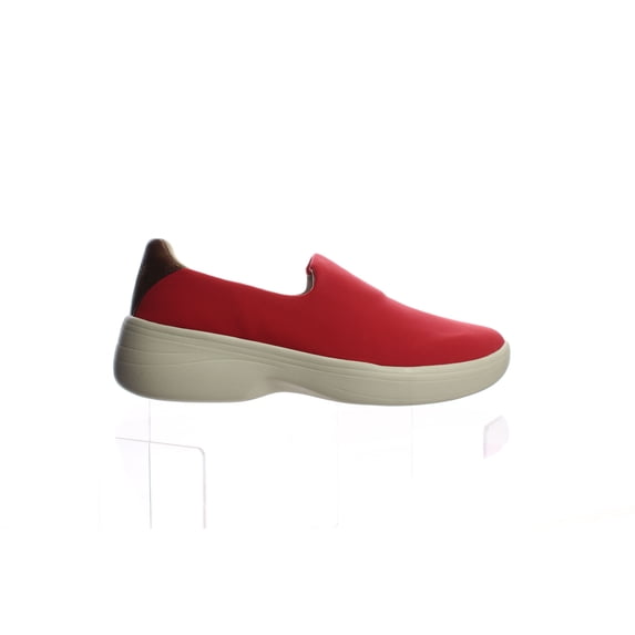 Bzees Womens Easy Going True Red Casual Flats Size 8