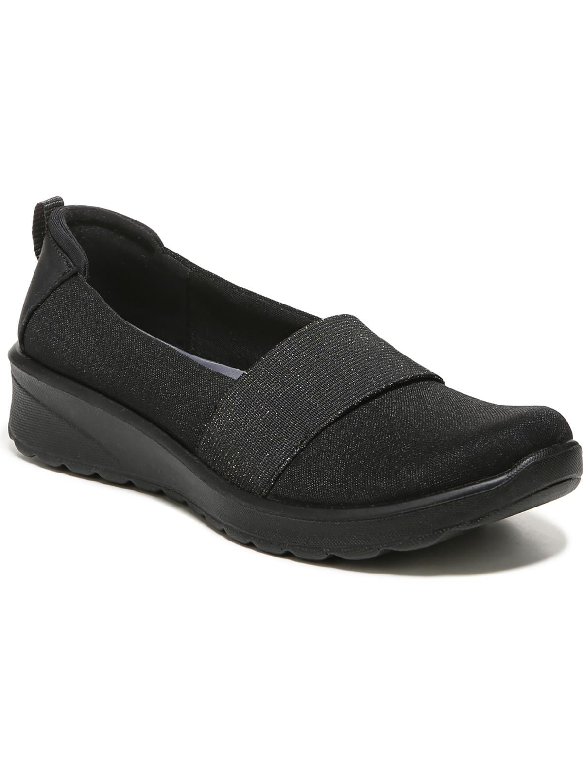 BZees Nugget Mocasines Para Mujer, Negro, 6 Ancho