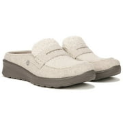 Bzees For Lifestride Womens Georgia Slip On Mule Beige Fleece 11M