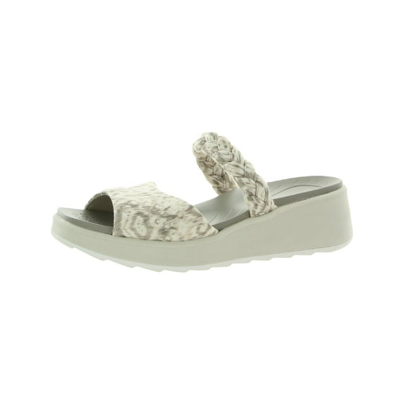 Bzees Womens New Wave Gray Sandals Size 9.5