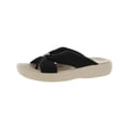 thumbnail image 1 of Bzees Womens Promise Wedge Thong Slide Sandals, 1 of 3