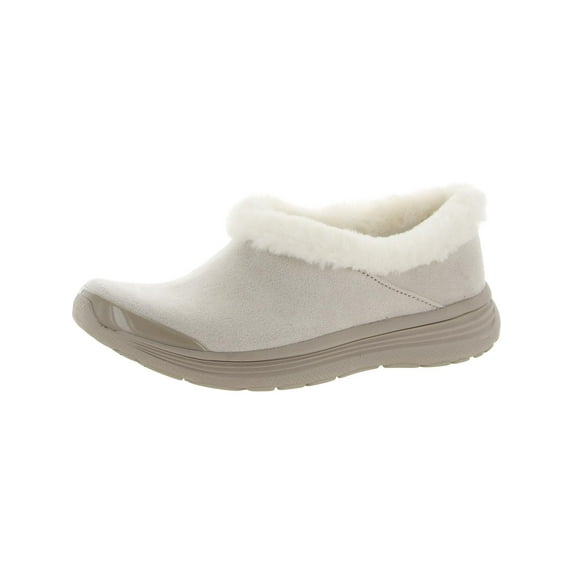 Bzees Womens Snicker Faux Fur Lined Slip-On Sneakers