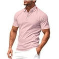thumbnail image 1 of Bzhegqhd Men Ball Uniform Fashion Casual Button Lapel Short Sleeve, 1 of 9