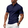 thumbnail image 1 of Bzhegqhd Men Ball Uniform Fashion Casual Loose Button Lapel Short Sleeve, 1 of 9