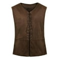 thumbnail image 1 of Bzhegqhd Men Solid Color Vintage Casual Fashion Frenum Waistcoat, 1 of 4