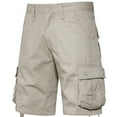 thumbnail image 1 of Bzhegqhd Men's Cargo Shorts,Multi-Pocket Straight Fit Casual Work Shorts with Button and Zipper Closure, Belt Loops for Outdoor, Work, or Everyday Wear, 1 of 5