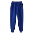 thumbnail image 1 of Bzhegqhd Men's Casual Solid Color Sweatpants, Drawstring Waist Relaxed Fit Jogger Pants, Stylish Comfortable Lounge Pants for Everyday Wear, 1 of 2