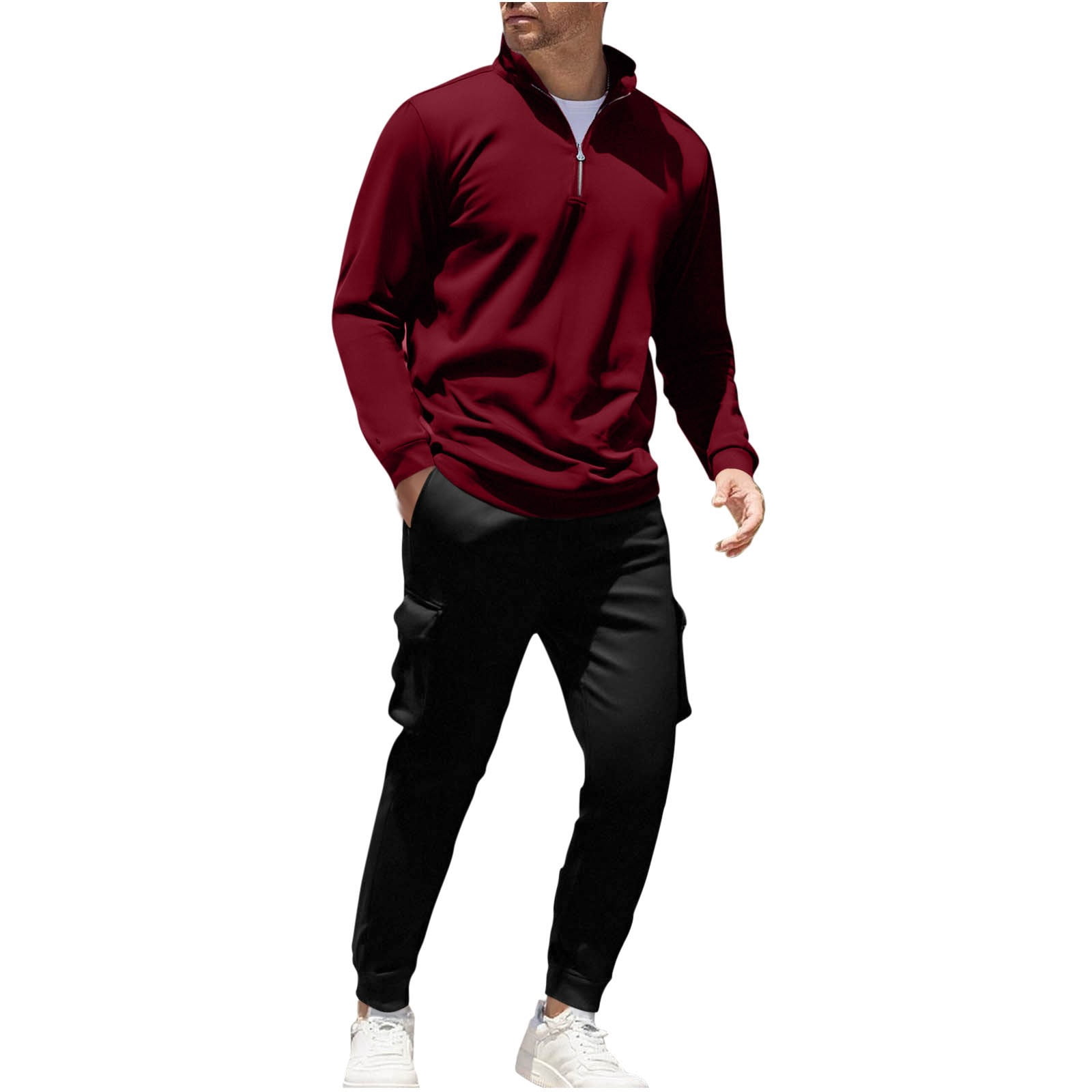 Men's casual wear cardigan full zip running wear fitness wear training wear