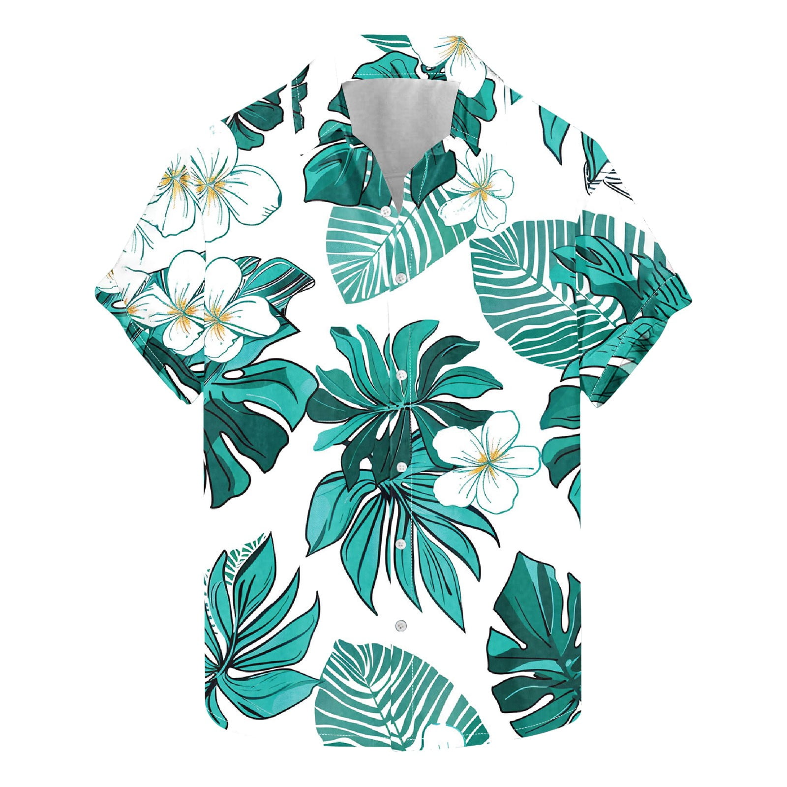 Mens Casual Floral Print Hawaiian Standard fit Long Sleeve Shirt main image 1