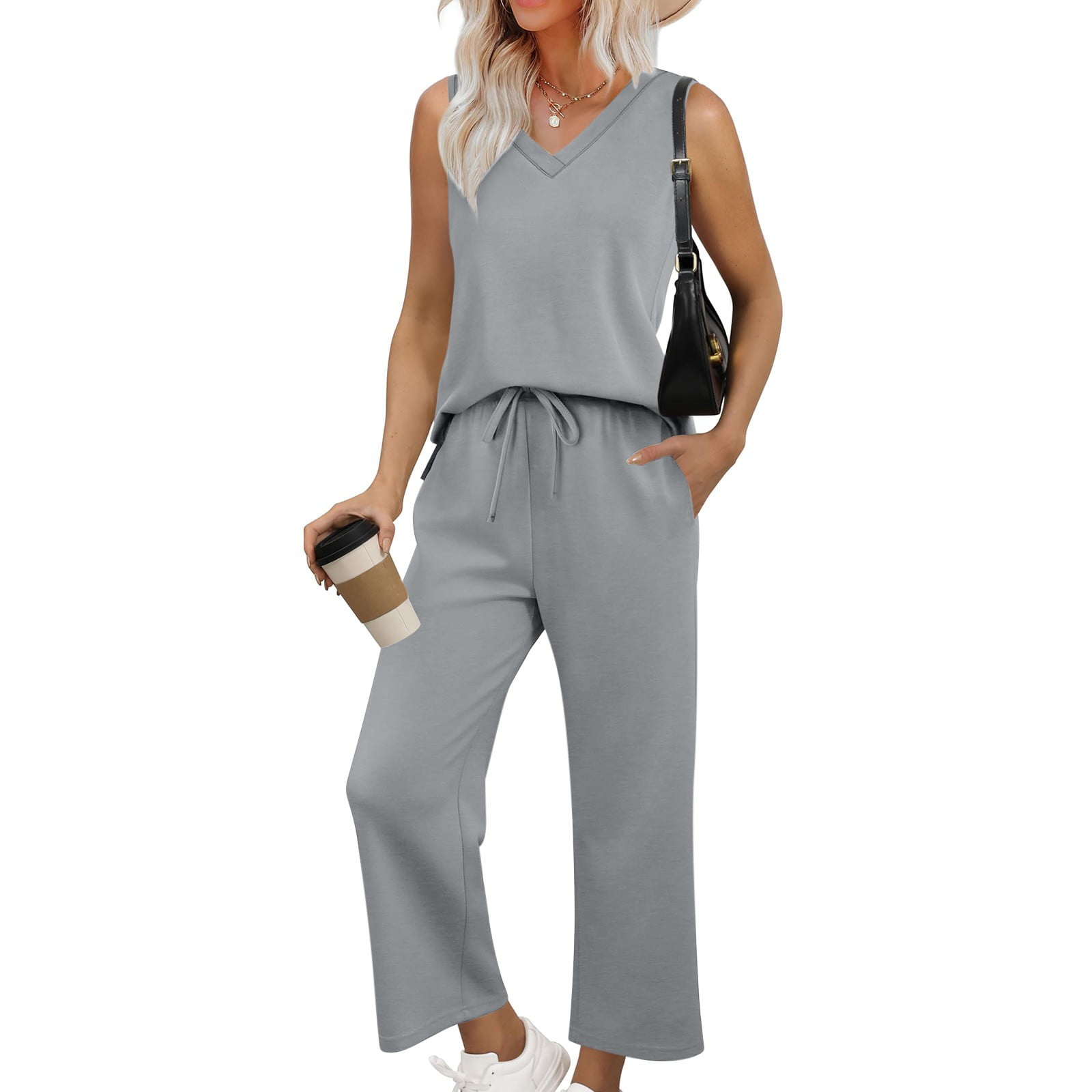 Girls Summer Vacation Outfit Girls Classic Outfit Two-piece Set main image 1