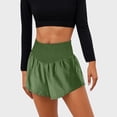 thumbnail image 1 of Bzhegqhd Women's Loose Solid Color Shorts Thin Casual Shorts Sports Wearable Shorts Elastic Waist, 1 of 7