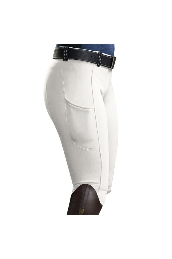 Women's Pant Equestrian Riding Pants Tummy Control Hip Shaping Full Seat Grip Equestrian Yoga Leggings Moisture Wicking Stretch Fitness Training Horse Riding Bottoms