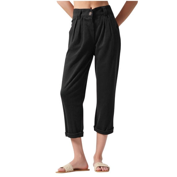 Bzhegqhd Women's Utility Cargo Pants Tactical Workwear Trousers Elastic Waist Multi-Access Pockets Dry Military Inspired Outdoor Hiking Durable Stretch Travel Bottoms