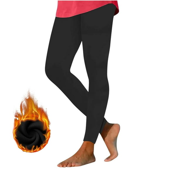 Bzhegqhd Women's Velour thermal Leggings Plush Fleece Lined Winter Pants Soft Elastic Waist Slim Fit Ankle Length Warm Lounge Pajama Bottoms for Home Comfort Casual Streetwear